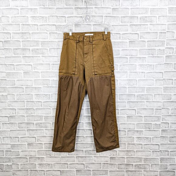 F/CE Made in Japan Men's Carpenter Pants in Khaki Brown Size Medium - Picture 1 of 11
